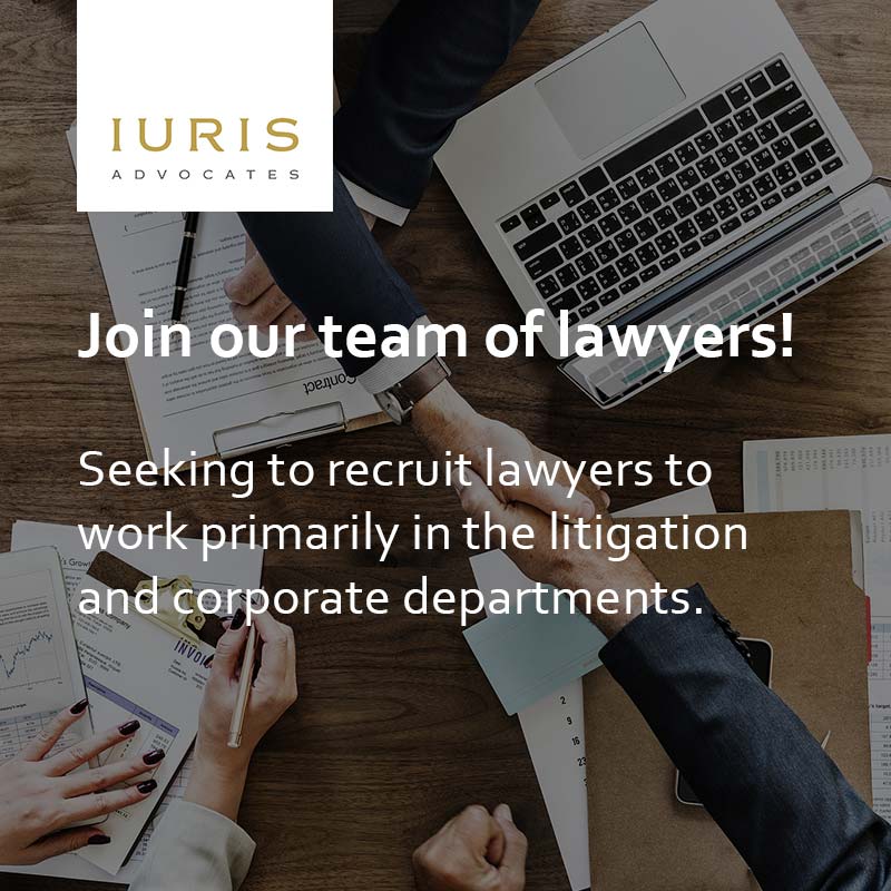 Malta Law Firm is Recruiting! Iuris Malta Law Firm